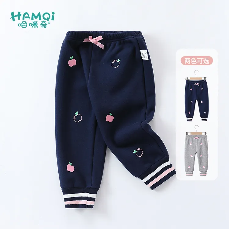 【旗舰店】童装女童裤子儿童秋装女孩宝宝衣服秋冬款加绒保暖休闲裤