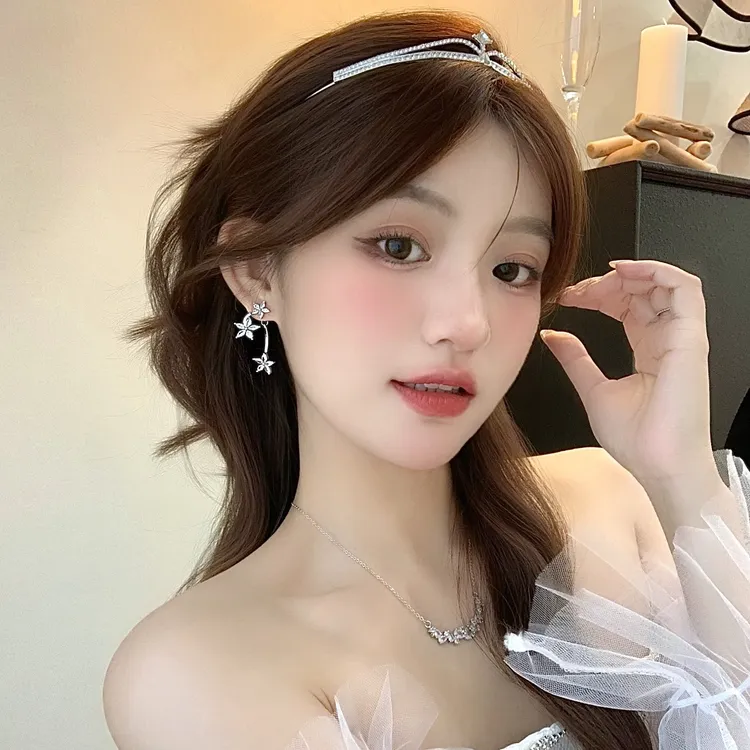 FULL GIRLISH耳环00615百搭花朵轻奢少女耳饰