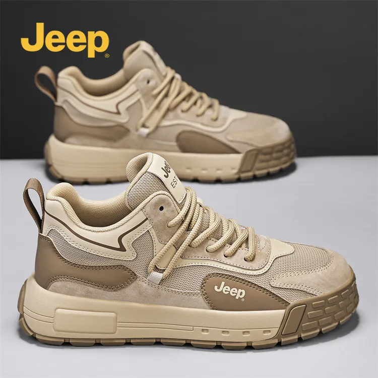 jeep吉普男鞋户外时尚上班轻便舒适新款百搭防滑耐磨鞋子马丁靴