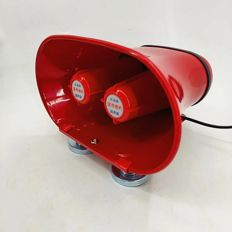 多多 新款车载宣传喇叭双芯录音扩音机喊话器