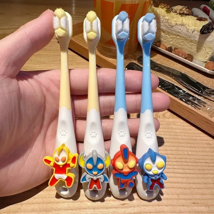 儿童牙刷迪迦赛罗奥特曼卡通3d宝宝牙刷 3到6岁 幼儿园儿童牙刷
