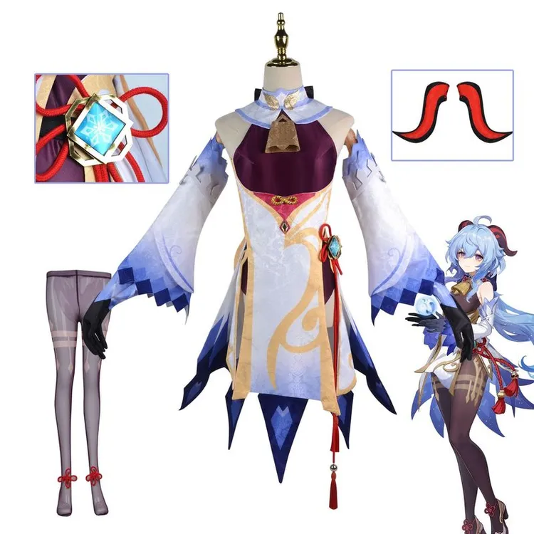 原神cos服璃月七星秘书王小美椰羊甘雨cosplay漫游戏角色扮演服装