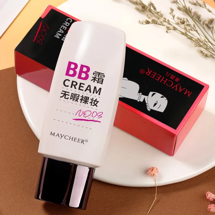 美茜儿无瑕裸妆BB霜遮瑕底妆粉底液持久提亮肤色遮盖斑点学生保湿