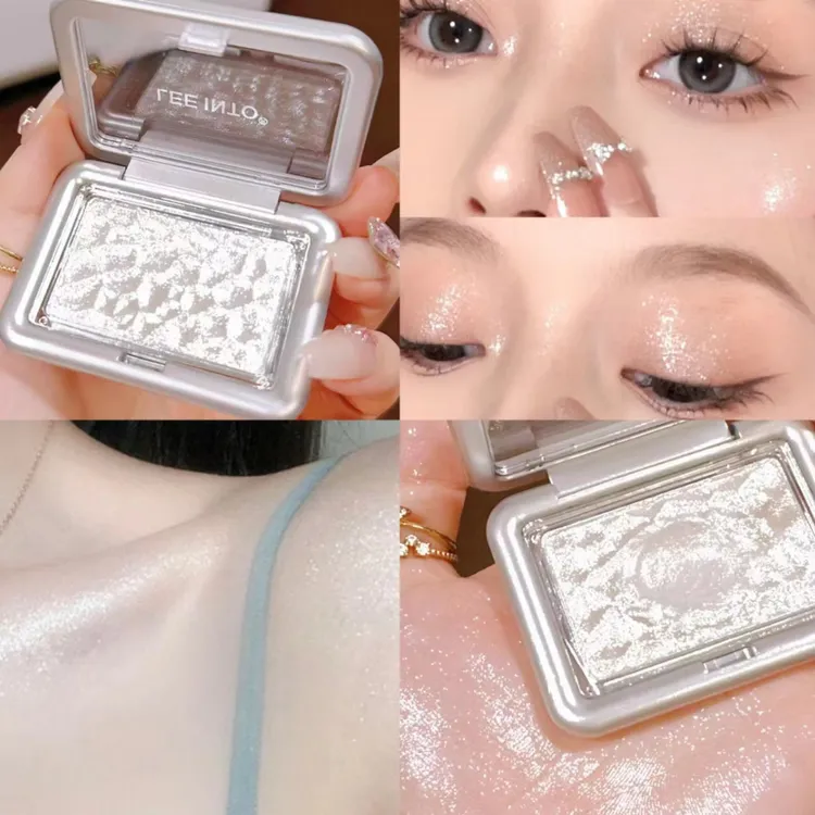 LEEINTO梦境浮波高光粉 全身提亮修饰珠光自然立体修容腮红粉饼  