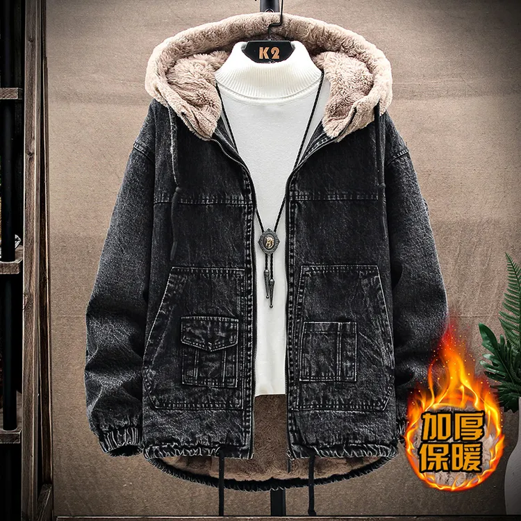 棉衣外套男士春秋款冬季爆款牛仔棉袄子韩版潮流宽松帅气棉服冬装