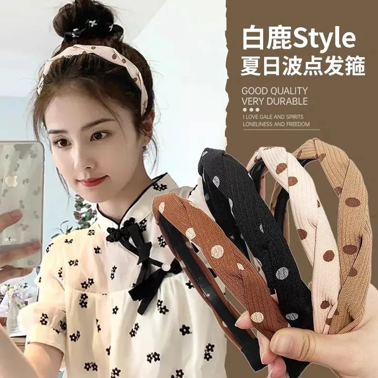 非金属布艺发饰 发箍女发夹头饰网红带齿防滑发卡后脑勺夹子头箍