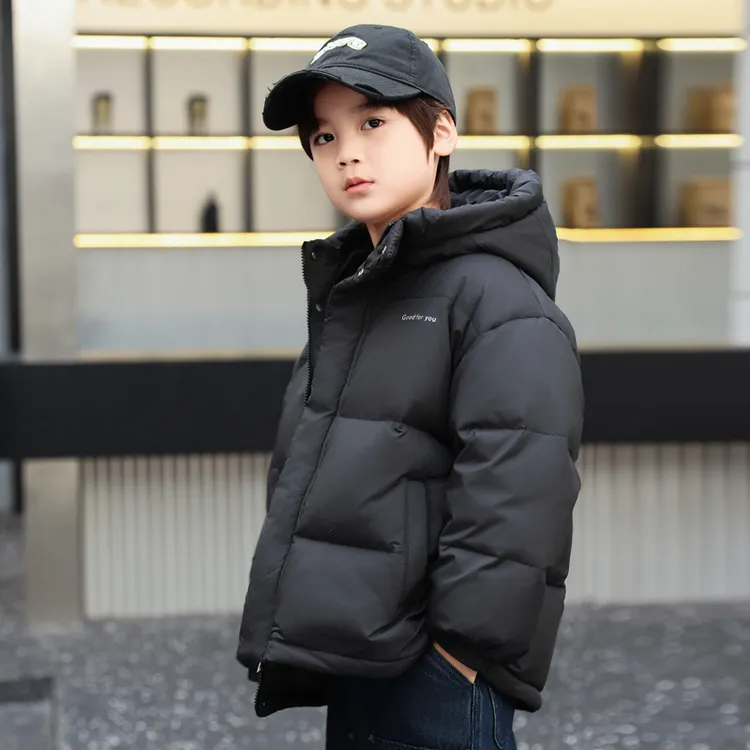 儿童羽绒服男童2025新款洋气加厚冬季中大童男孩童装时尚冬装反季