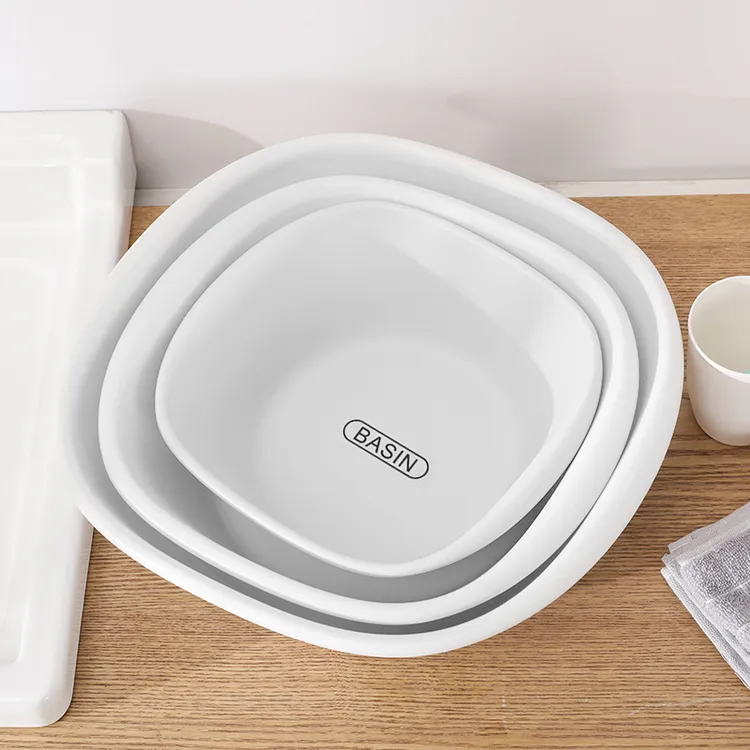 【6·99三件套】脸盆家用塑料盆学生洗衣盆宿舍大中小洗脚盆洗漱盆子