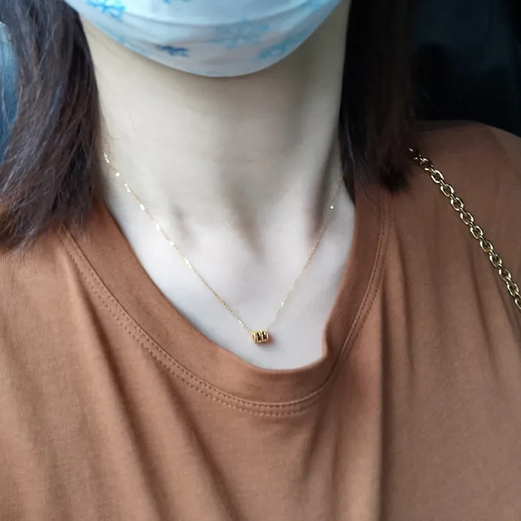 钛钢项链 小蛮腰项链女精致mini轻奢小众锁骨链百搭不掉色饰品