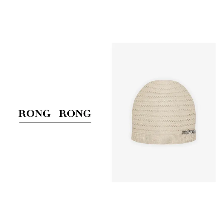 溶溶 RONGRONG 百搭时尚简约法式气质针织帽子休闲冷帽女士9025
