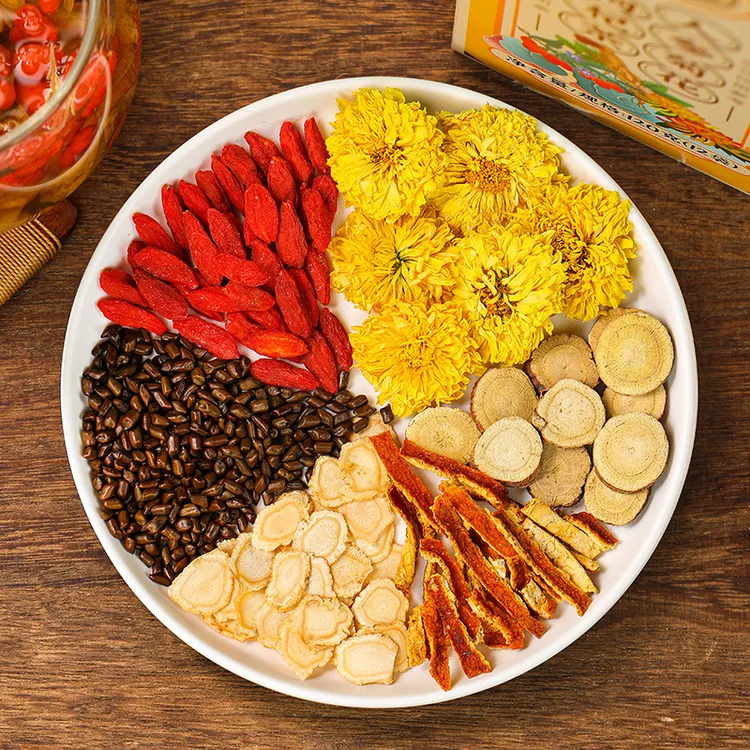  人参菊花枸杞茶草本甄选独立茶包耐泡茶饮养生茶袋泡茶茶香清香