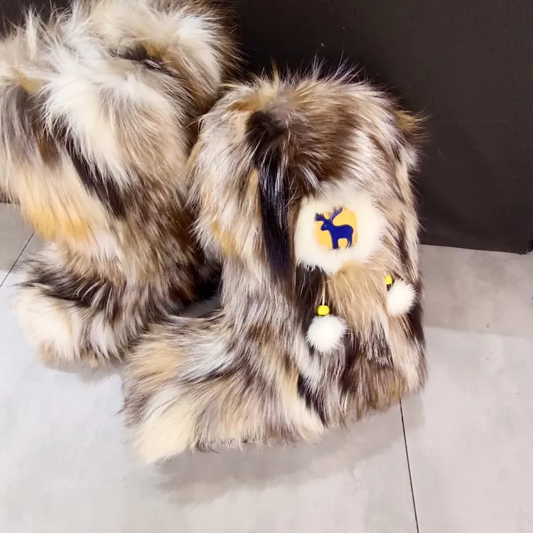 冬季小狐狐中筒靴子2023－60