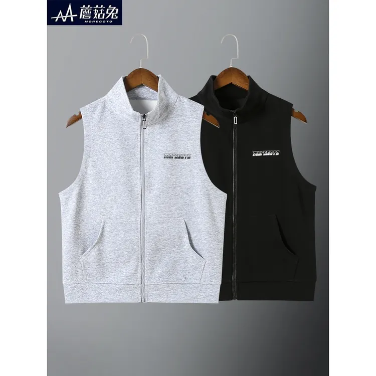 胖男童马甲春秋薄款外穿儿童背心外套青少年男孩秋装大童男装上衣