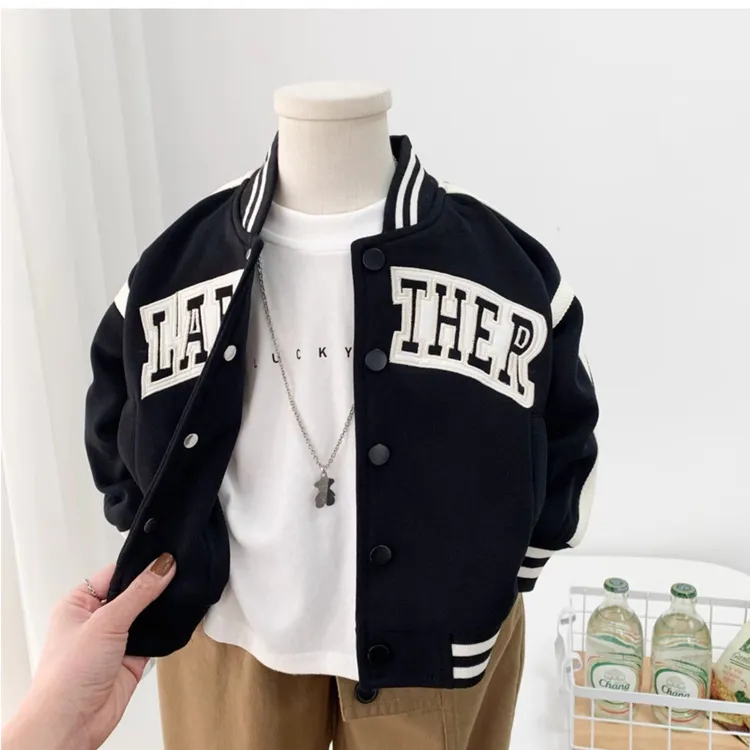 男童棒球服外套春秋装2025新款儿童韩版休闲夹克衫刺绣痞帅上衣潮