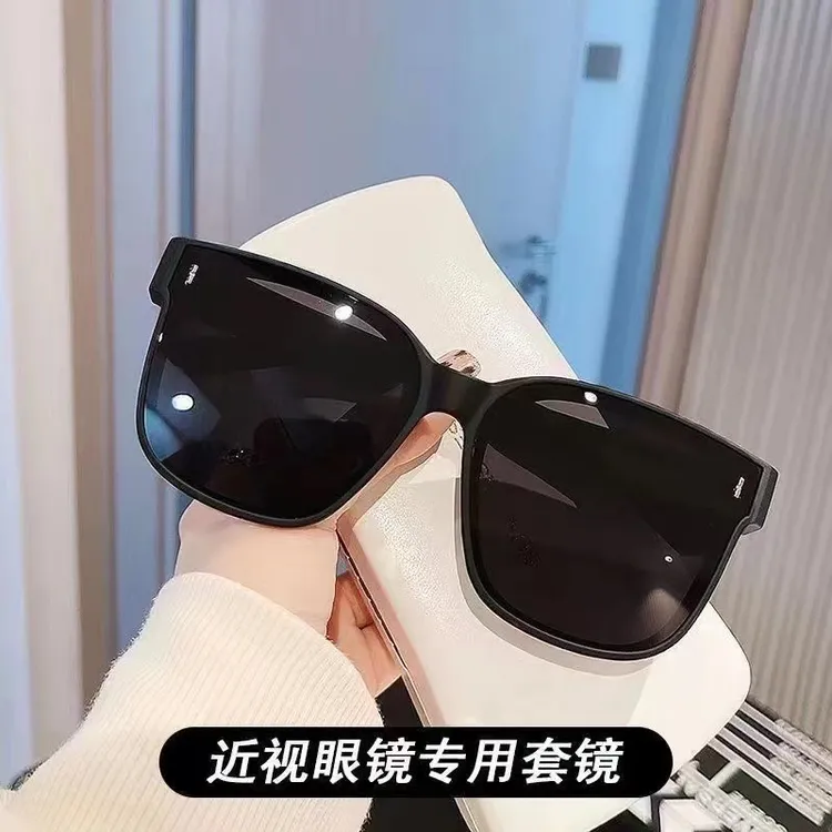 套镜偏光太阳镜男女可套眼镜一镜二用韩版潮流墨镜夏季防晒