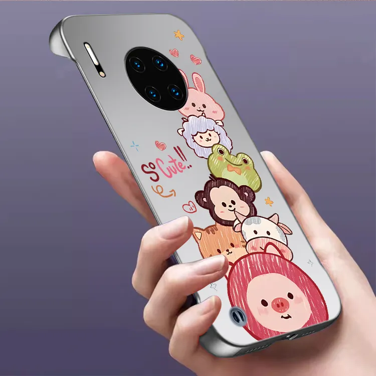 适用华为mate30手机壳mate30pro超薄可爱无边框网红新款叠叠乐