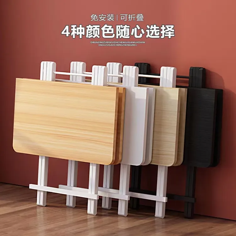 可折叠桌简约餐桌出租屋家用简易小户型租房方桌饭桌吃饭摆摊桌子