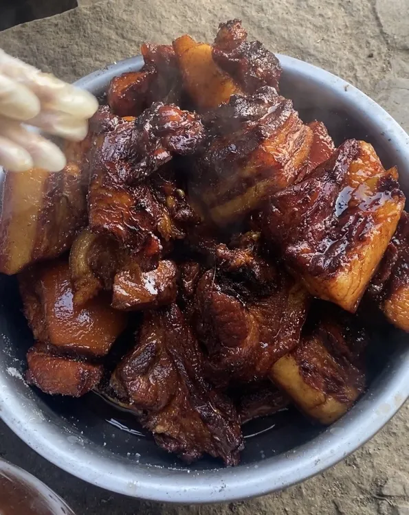 灵寿五岳寨小朱腌肉 每罐装10 斤河北省包邮