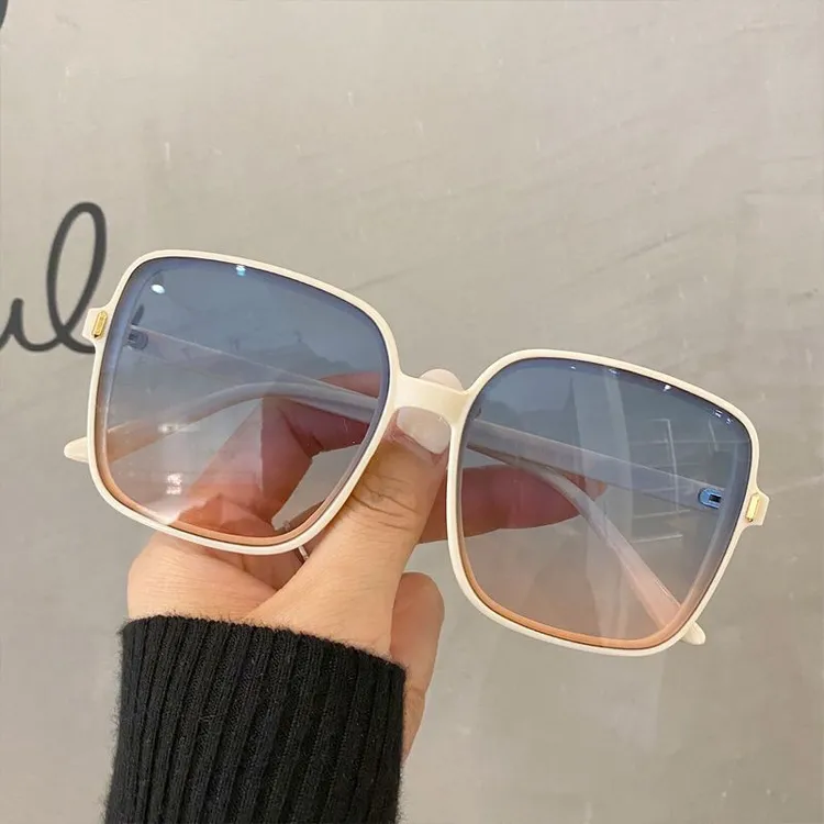 方框大脸显瘦墨镜女防紫外线新款潮男韩版眼镜街拍圆脸太阳镜
