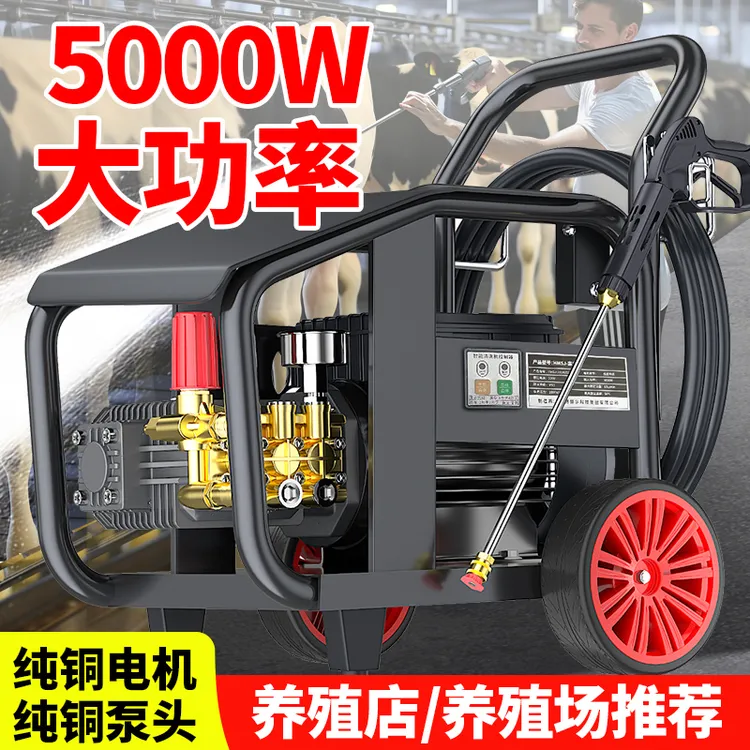超高压洗车机商用工业220v大功率洗车店清洗机强力刷车水枪水泵抢