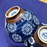 梅丸纹12.5cm饭碗家用陶瓷日本进口釉下彩米饭碗