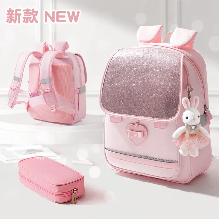 新款女童公主书包小学生女孩一到三年级儿童轻便减负双肩包小虫家