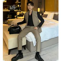【润哥】新款春夏季休闲西装裤子男韩版潮流男士轻熟风九分西裤2328