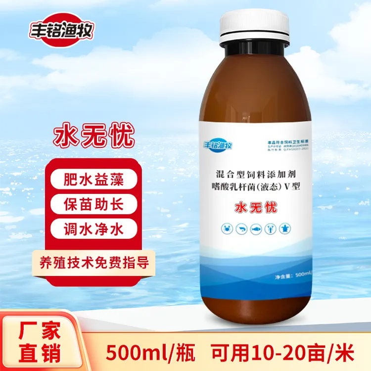 黑囧水无忧水产养殖分解蓝藻水老绿水净化稳定水质肥水培藻调水质