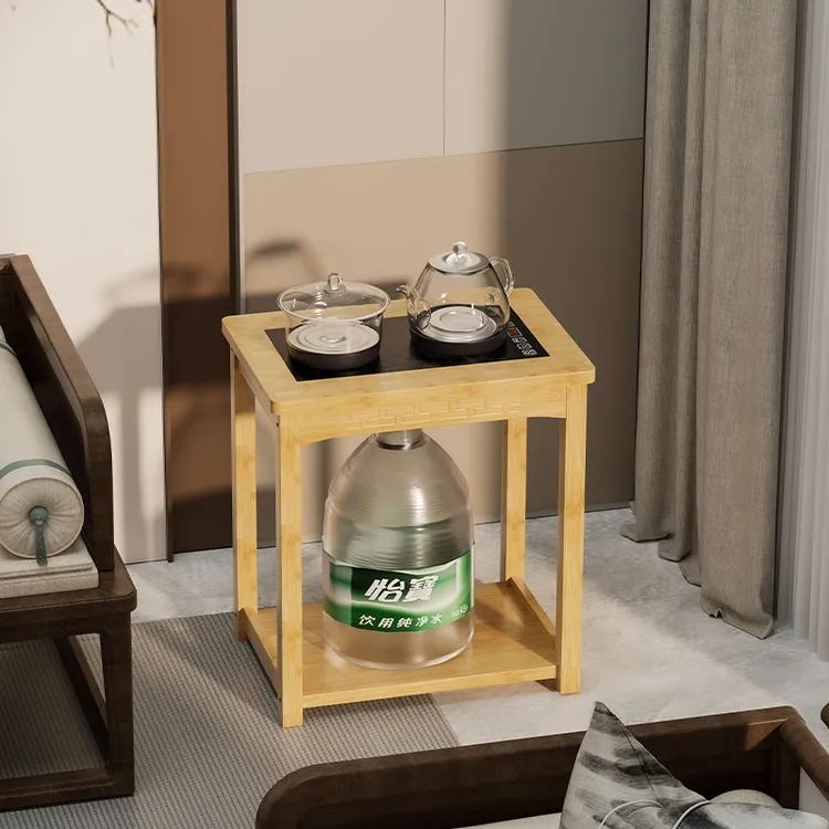 移动沙发旁烧水边几茶边柜家用茶台角几侧边柜小户型茶台桌茶水柜