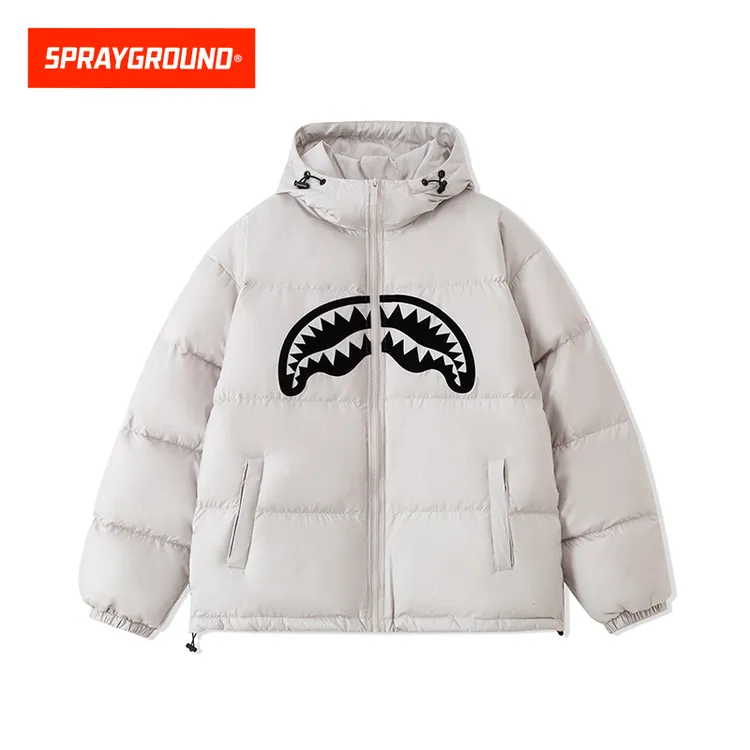 SPRAYGROUND 鲨鱼嘴羽绒服连帽运动宽松潮流冬季美式GC WE041301