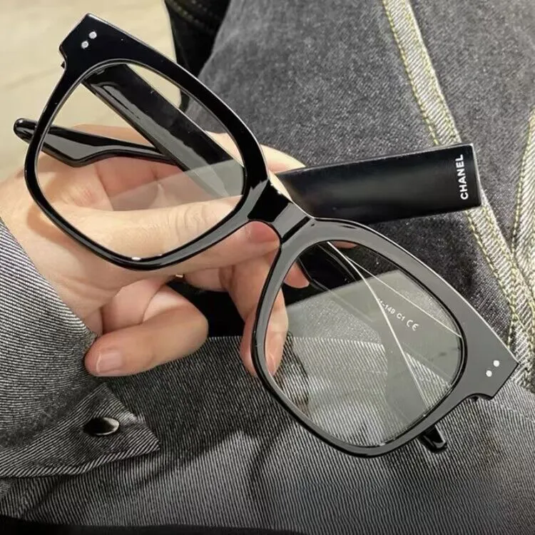 黑框眼镜女可配度数近视男大框显脸小素颜神器gm眼镜框章若楠同款