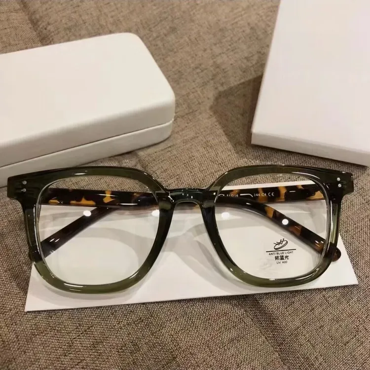 网红同款黑框眼镜近视女素颜显瘦大框显脸小圆脸防蓝光抗疲劳潮