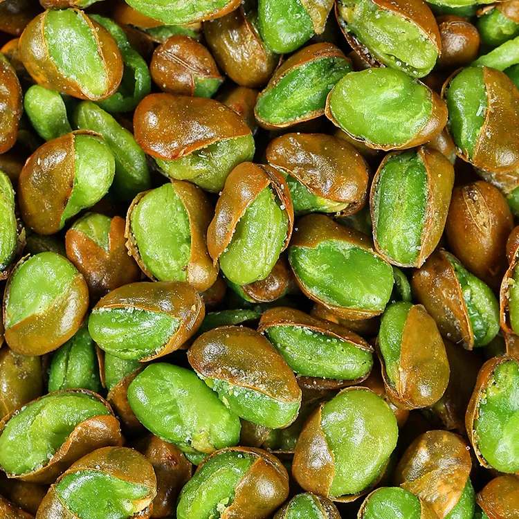 云南保山绿心蚕豆兰花豆下酒菜原味烘烤油炸香酥零食炒货特产小吃