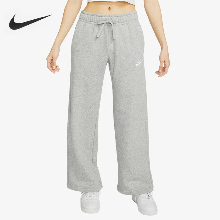 Nike耐克正品新款女子针织宽松运动休闲直筒裤FB2728-063