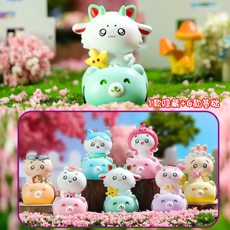 chiikawa车车派对盲盒动漫周边潮玩手办桌面树脂人物摆件礼品