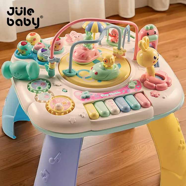 婴儿玩具三个月宝宝八早教益智儿童游戏桌婴幼儿6四1小月龄0-12五