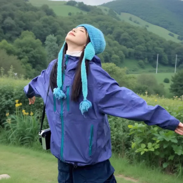 紫色冲锋衣外套女2025春秋新款户外三合一防风登山服川西旅游穿搭