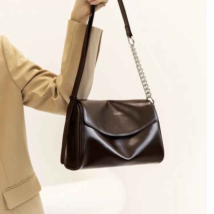 金狐狸包包女爆款轻奢时尚腋下包百搭链条包女士单肩包斜挎包