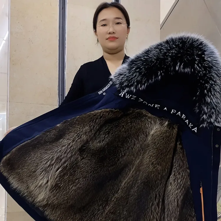 男士冬季加厚大毛领短款可拆卸派克服（袖子加毛）