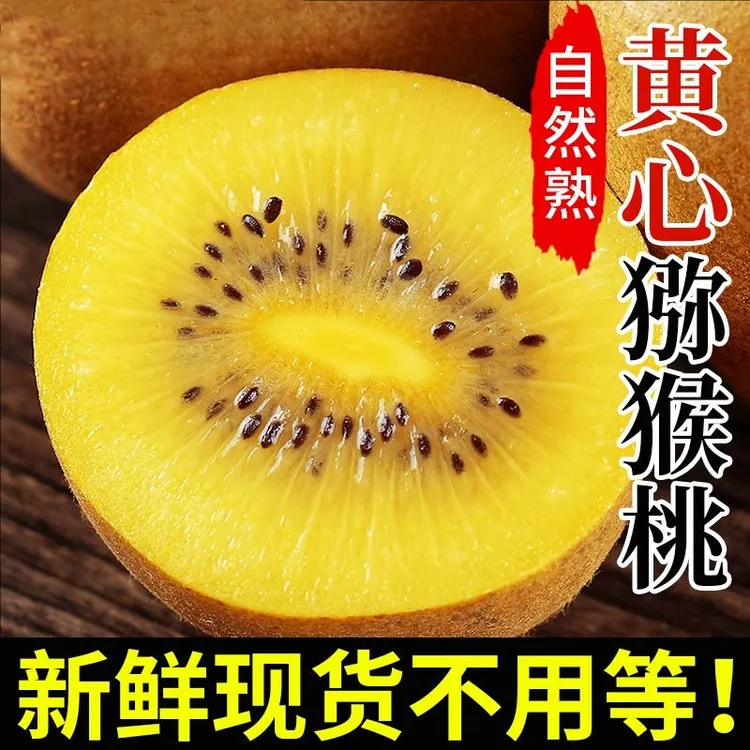 【坏果包赔】正宗黄心猕猴桃爆甜多汁现采现摘产地直发香甜软糯新鲜