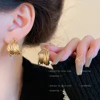 合金耳饰 轻奢百搭耳钉金属冷淡风耳环小众设计高级感气质耳饰31
