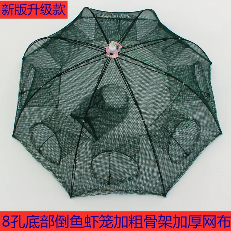 大号折叠加厚八角笼八角发货笼鱼网笼加厚发货发货笼专用泥鳅网眼