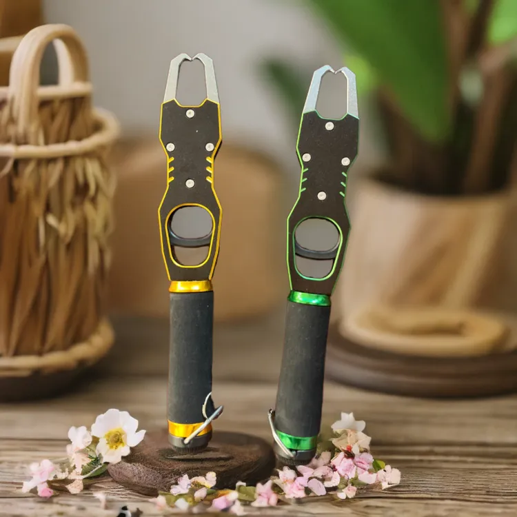 加长加宽路亚控鱼器带称铝合金材质大物鱼垂钓控鱼器户外方便便捷