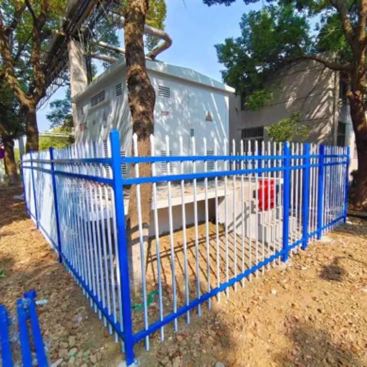 围墙护栏工厂学校铁艺围栏栅栏户外农村花园小区庭院栏杆锌钢护栏