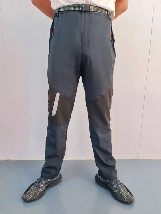 户外冲锋裤男夏季薄款速干裤男春秋大码宽松快干运动休闲登山裤