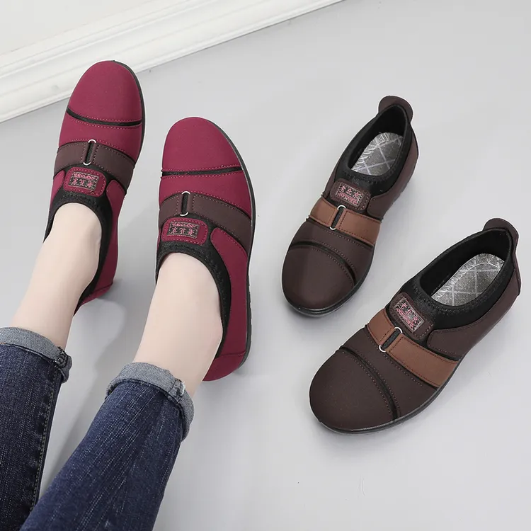 春秋季老北京布鞋女士单鞋休闲百搭舒适防滑妈妈鞋