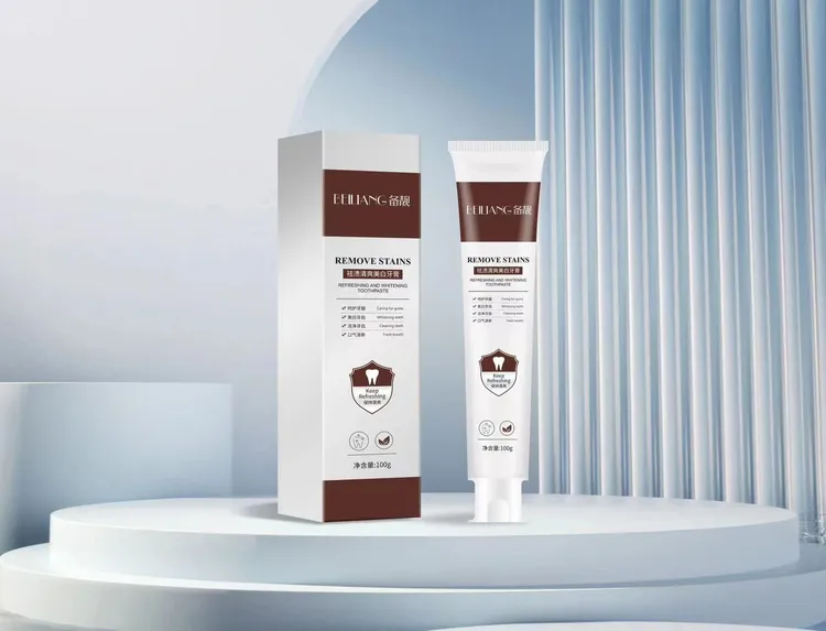 备靓祛渍清爽美白牙膏