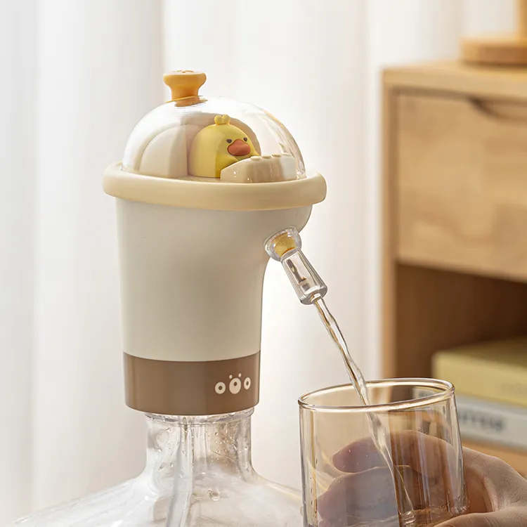 祝氏心宜桶装水电动抽水器矿泉水充电自动压水器家用抽水饮水机