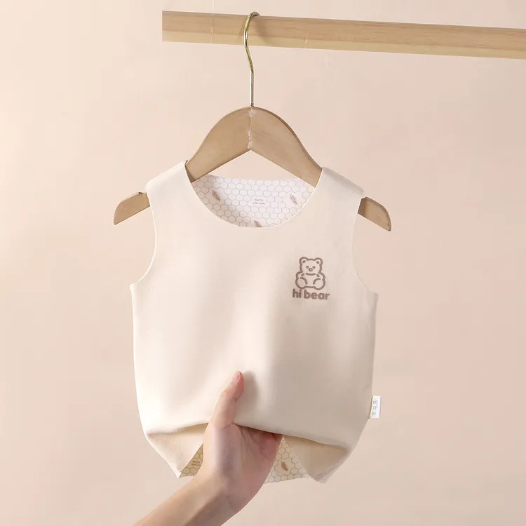 慧贝熊宝宝贴身打底无骨保暖背心