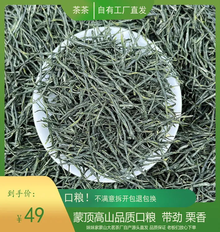 3号【口粮绿茶】2025新茶高山云雾绿茶 浓香耐泡栗香口粮毛尖茶叶